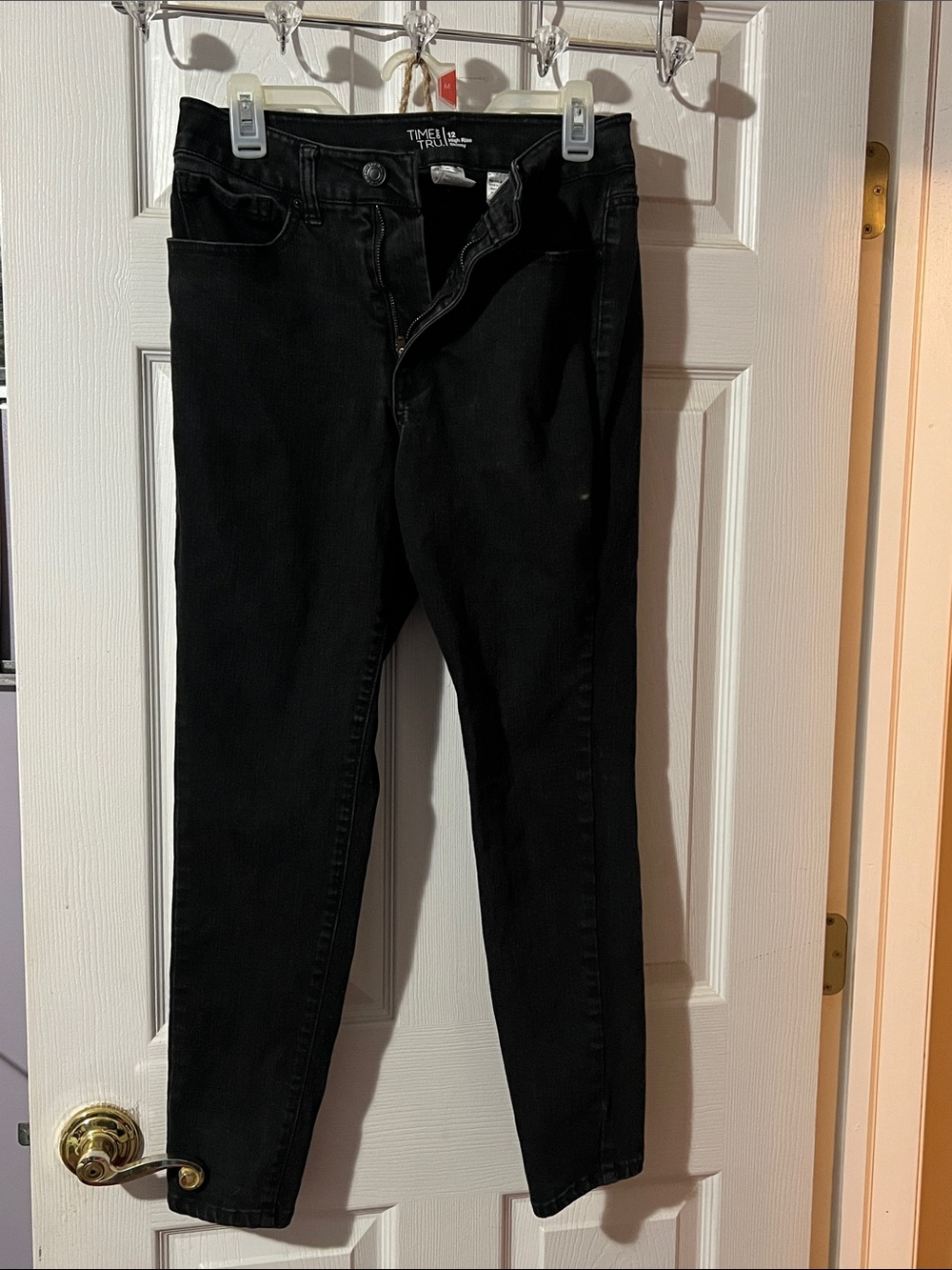 Time and Tru Women's Black Skinny Jeans - High Rise